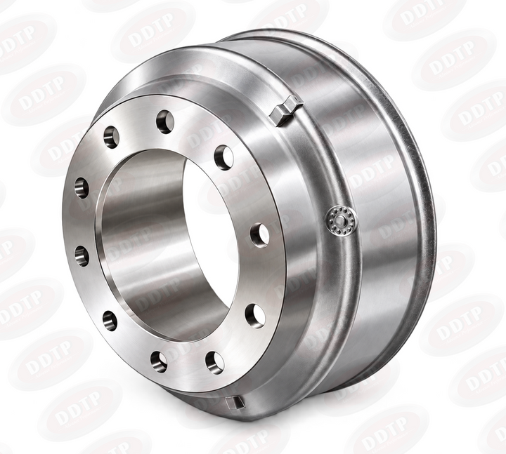 Heavy Duty Brake Drum 15.00" x 4.00" | Outboard Mount | 10-Bolt Disc Wheel | Cast Iron