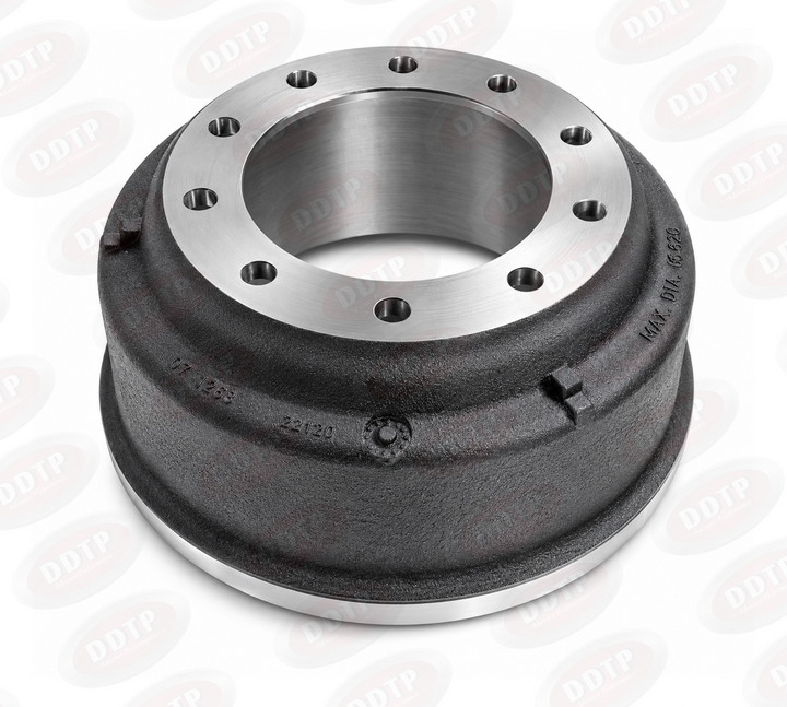 Heavy Duty Brake Drum | 10-Hole Wheel End Brake Drum | Commercial Truck & Trailer Application