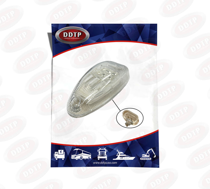 Clear LED Side Turn Marker Light (International)