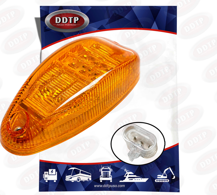 Amber LED cab turn signal and side marker light International ProStar & LoneStar