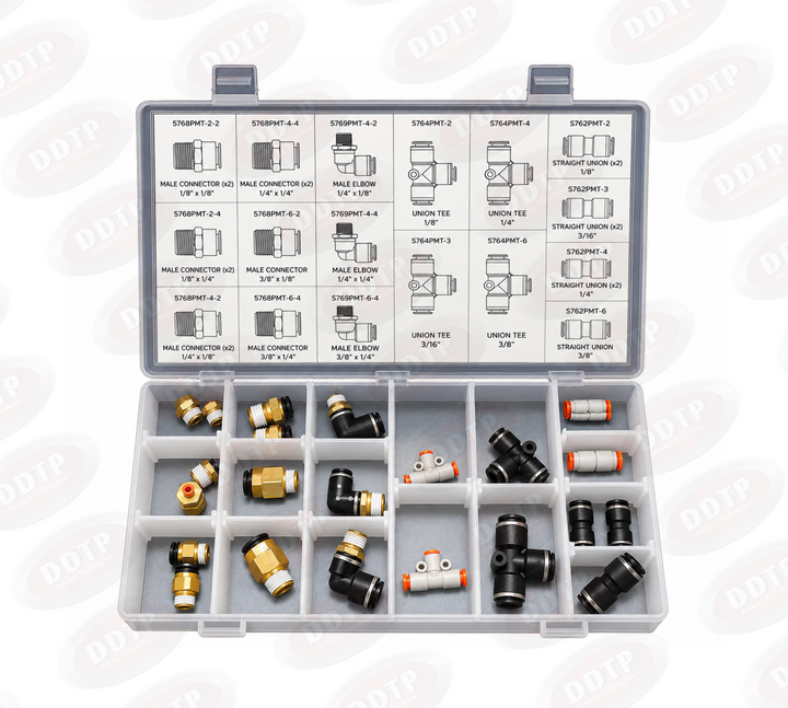 Quick-Fix In-Cab Air Line Kit Includes 24 Composite Fittings