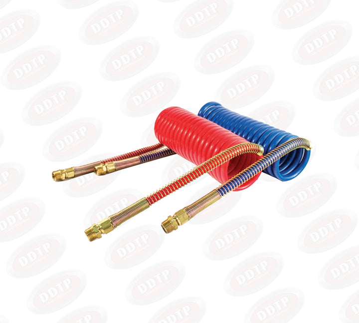 Conjunto de aire en espiral de 12' con cables de 6" y 1/2" NPT