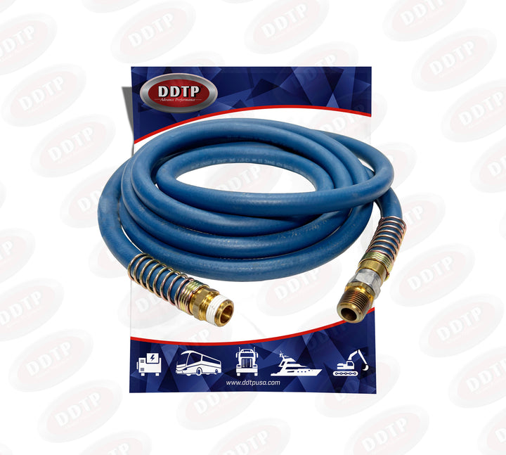 Blue Hose 3/8” x 15’ w/ 1/2” Fittings