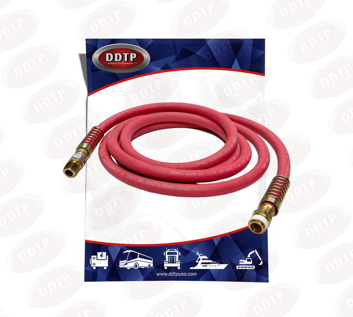 Red Hose 3/8” x 15’ w/ 1/2” Fittings