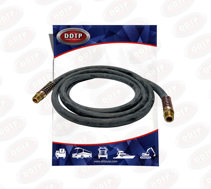Black Hose 3/8” x 13’ 1/2" Fixed x 1/2" Fixed Springs