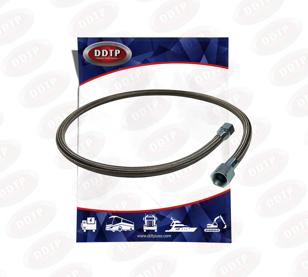 Manguera de descarga para compresor de aire con conector giratorio hembra de 5/8" en ambos extremos, 84"