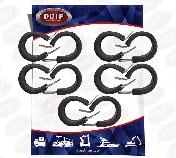 Rubber Clamp 1/4" X 3/4" (Set of 10)