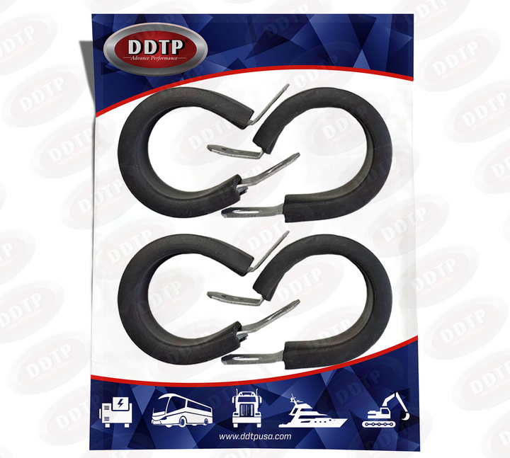 Rubber Clamp 1/4" x 3/4" (Set of 4)