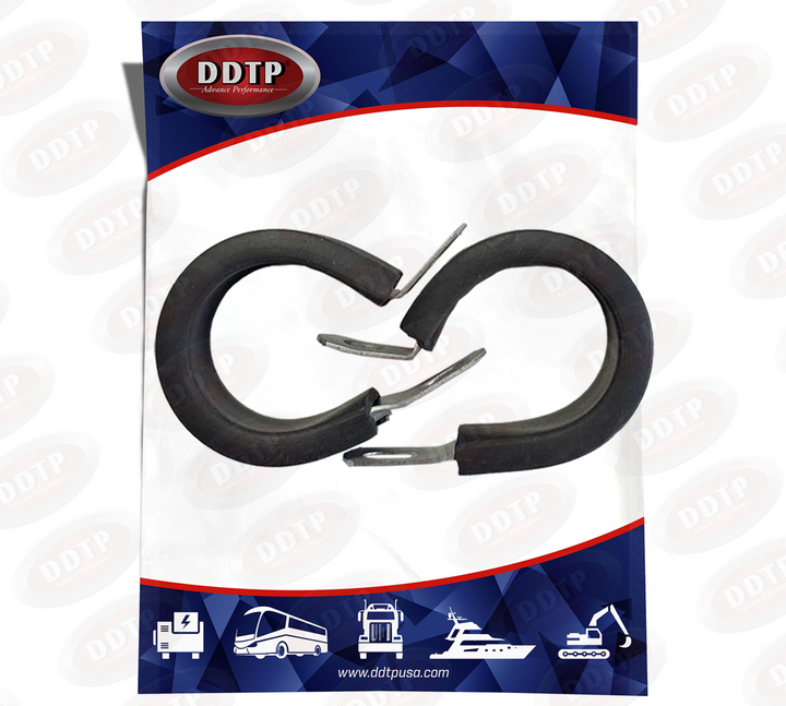 Rubber Clamp 1/4" X 1-1/4" (Set of 2)