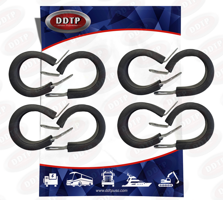 Rubber Clamp 1/4" x 1-1/4" (Set of 8)