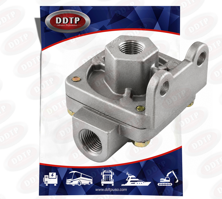Quick Release Valve Supply 3/8", Delivery 3/8 x 3/8" Air Brake