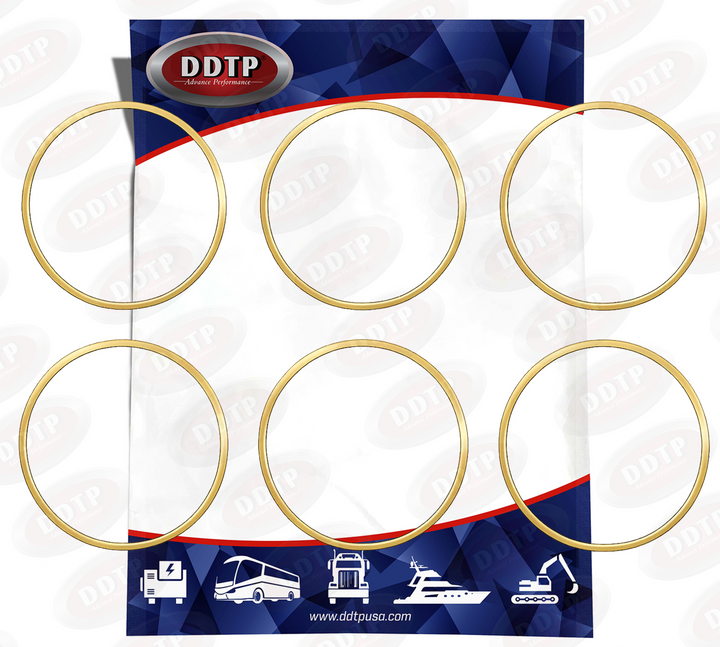Shim - Liner - 0.032 Cummins ISX  (Set of 6)