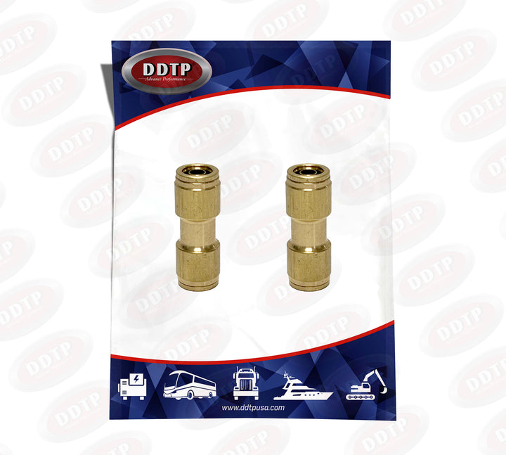 Tube Union 3/8" OD (Set of 2)