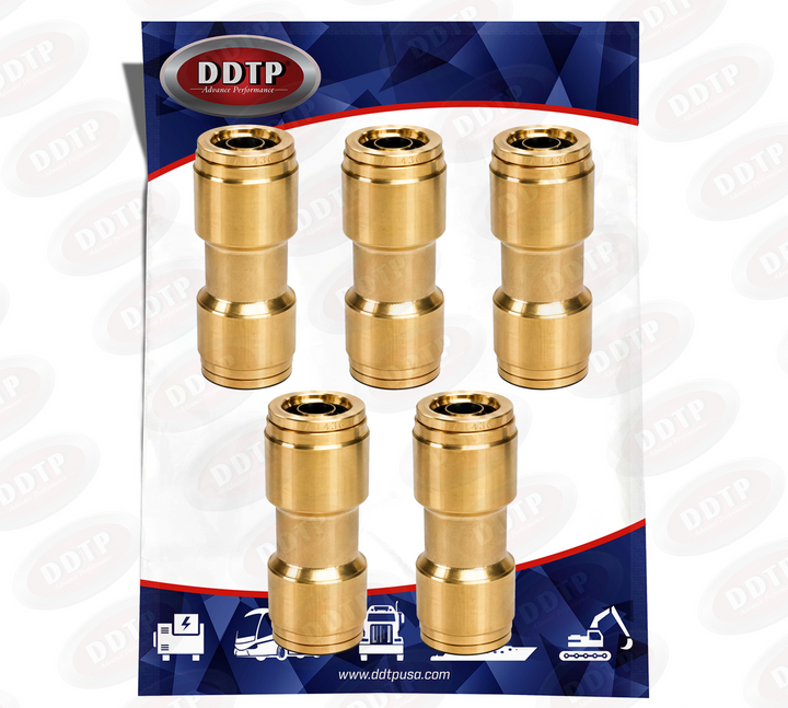Unión de tubo de 1/2" de diámetro exterior (juego de 5)