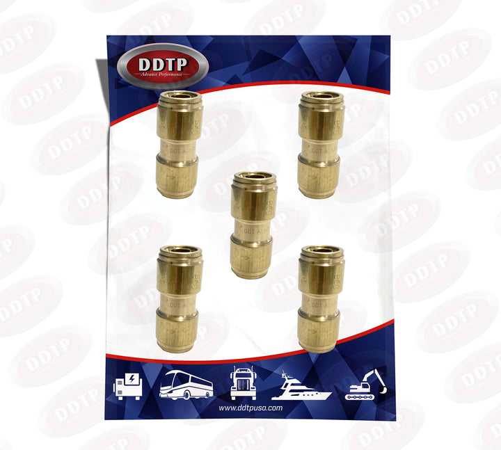 Tube Union 1/2" OD (Set of 5)