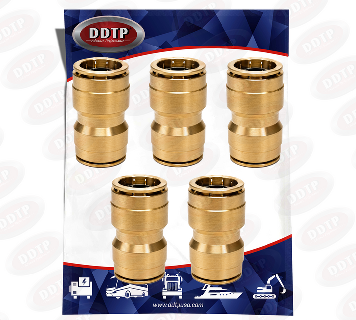 Unión de tubo de 5/8" de diámetro exterior (juego de 5)