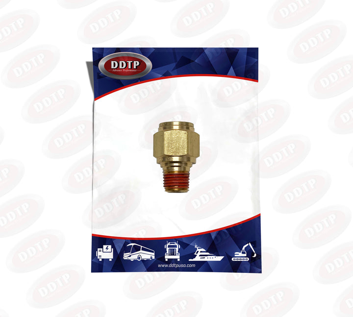 Male Connector 1/2" OD x 1/4" NPT
