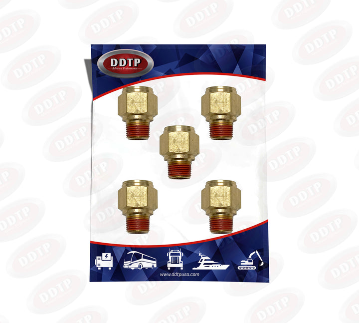 Conector macho de 5/8" de diámetro exterior x 1/2" NPT (juego de 5)