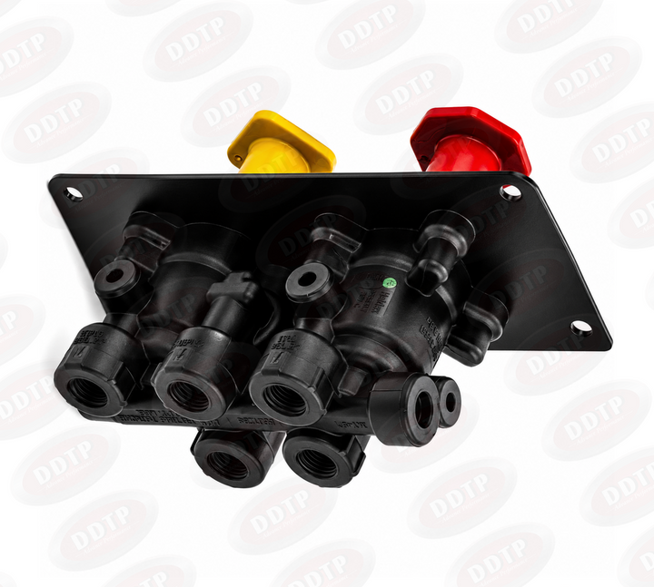 MV-3 Dash Valve, Diamond-Plate 1/4"-18 Threaded Mounting Holes, 1/4" NPT Ports