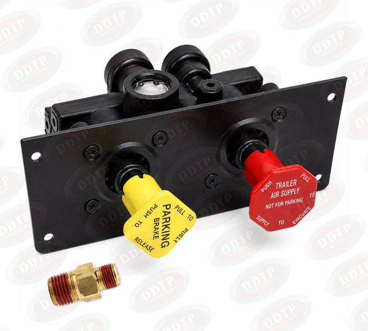 MV-3 Dash Valve, Diamond-Plate 1/4"-18 Threaded Mounting Holes, 1/4" NPT Ports