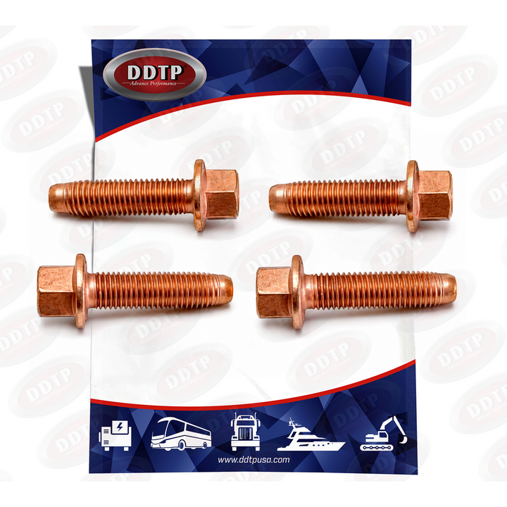 Set of 4 Turbo Mounting Hex Bolt Detroit Diesel DD15