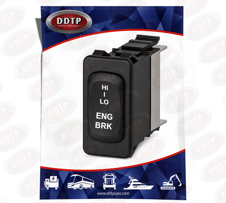 Freightliner Engine Retarder (Engine Brake/Jake Brake) paddle switch with Low – Off – High positions