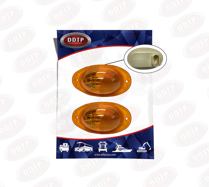 Amber LED Side Turn Marker Light (Cascadia 08-14) (Set of 2)