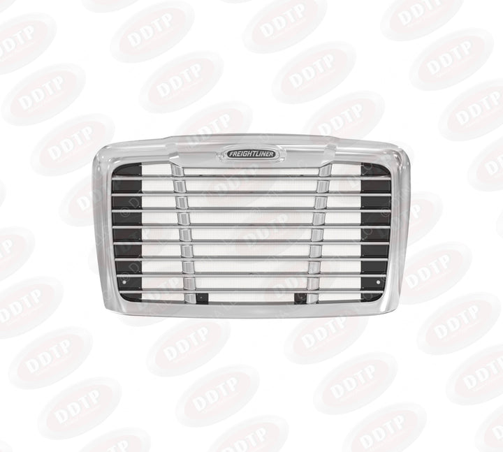 Chrome Grille-Hood with Logo and Bug Screen (Freightliner Cascadia 2008-16)