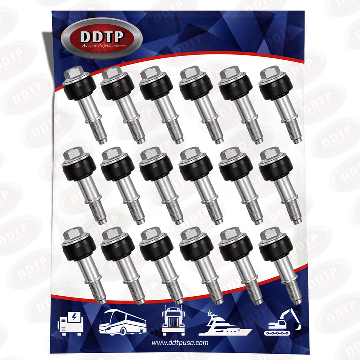 Set of 18 Oil Pan Isolator Bolt Assembly Detroit Diesel DD15 Engine