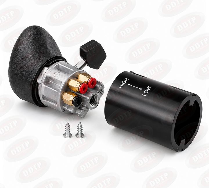 Ergonomic Transmission Air Shift Knob Control Valve Port 1/16" 13 Speed Pattern