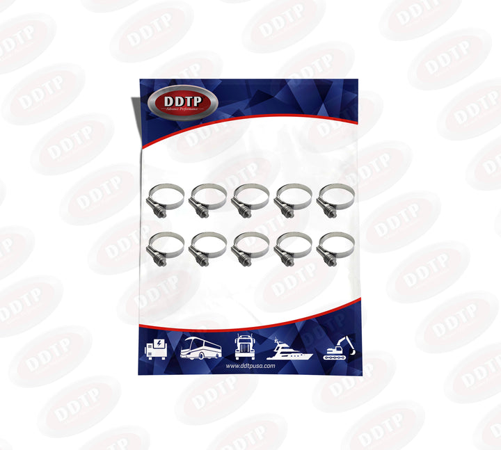 Clamp 300SS 1/2 Band 3/4 to 2 3/4 (35 in-lbs)(Set of 10)