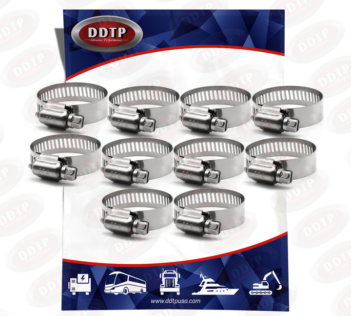 Clamp 300SS 1/2 Band 3/4 to 2 3/4 (35 in-lbs)(Set of 10)