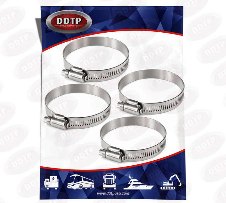 Clamp High Performance 300SS 5/8 Band 1 1/4 to 2 1/8 (75-90 in-lbs)(Set of 4)