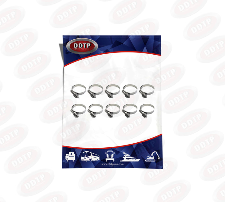 Clamp 300SS 1/2 Band 1/2 to 1 1/4 (35 in-lbs)(Set of 10)