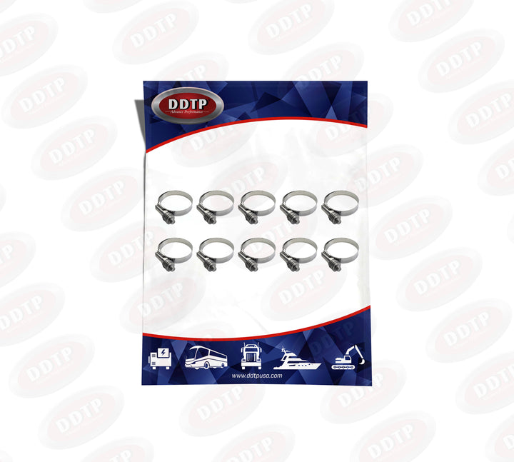 Clamp 300SS 1/2 Band 11/16 to 1 1/2 (35 in-lbs)(Set of 10)