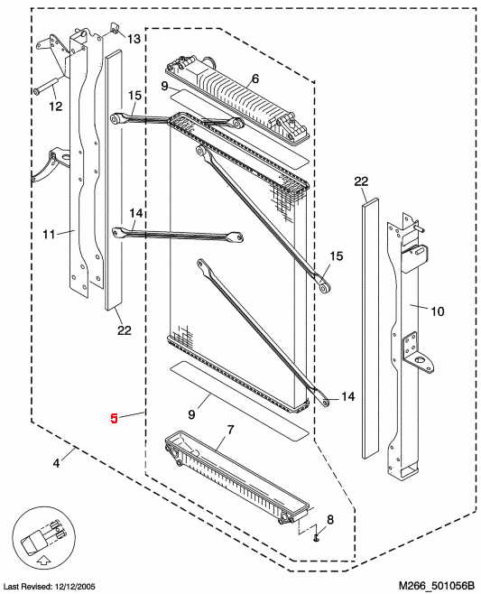 Radiator Coronado 04-07 ( BHT B6291 )