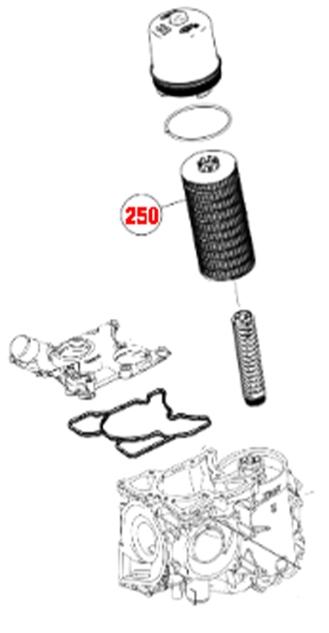 Oil Filter Cartridge Kit Detroit Diesel DD15, DD16 & DD13