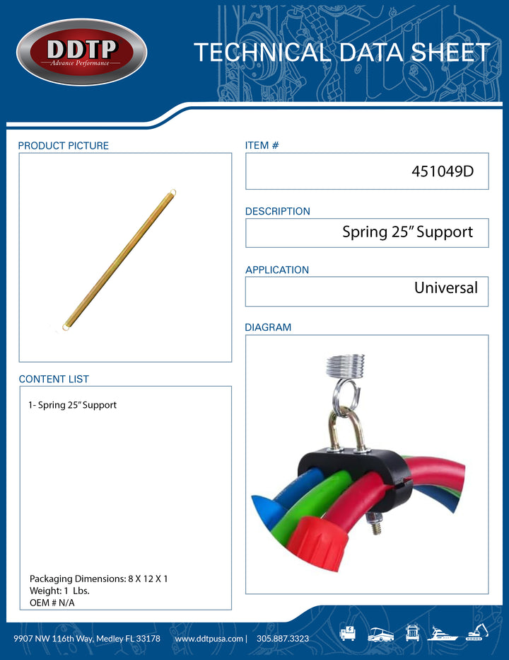 Spring 25" Support ( 451049D )