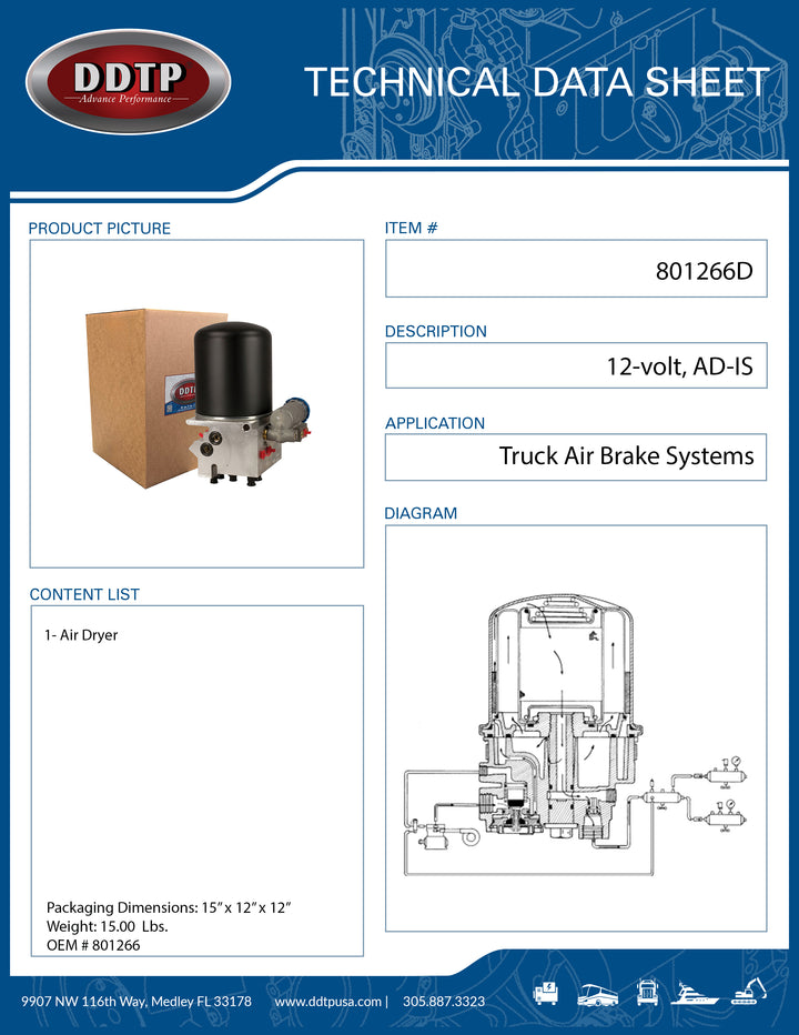 Air Dryer for AD-IS (801266)