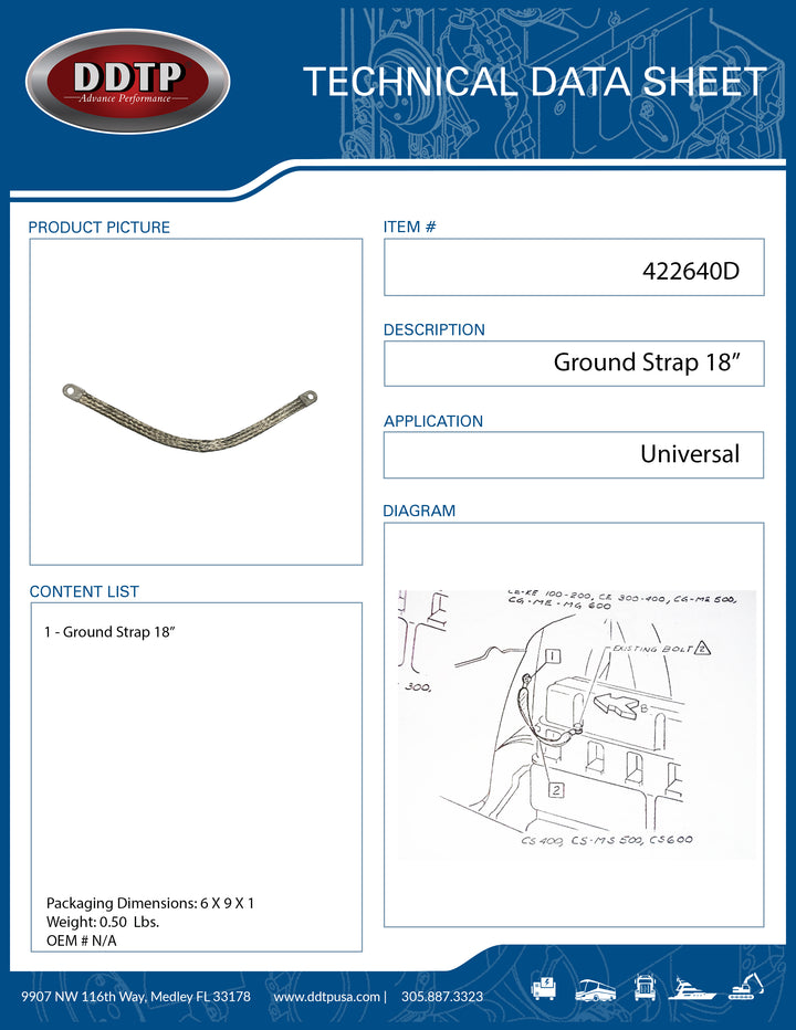 Ground Strap 18 ( 422640D )