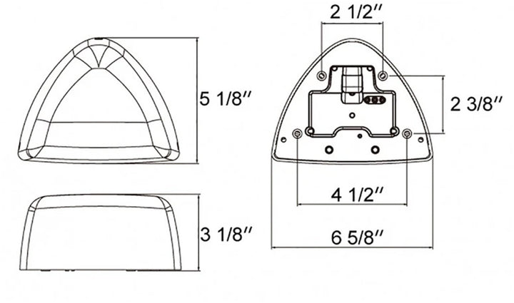 LED Park Turn Marker Assembly Amber (Peterbilt Series 379)(87-07)
