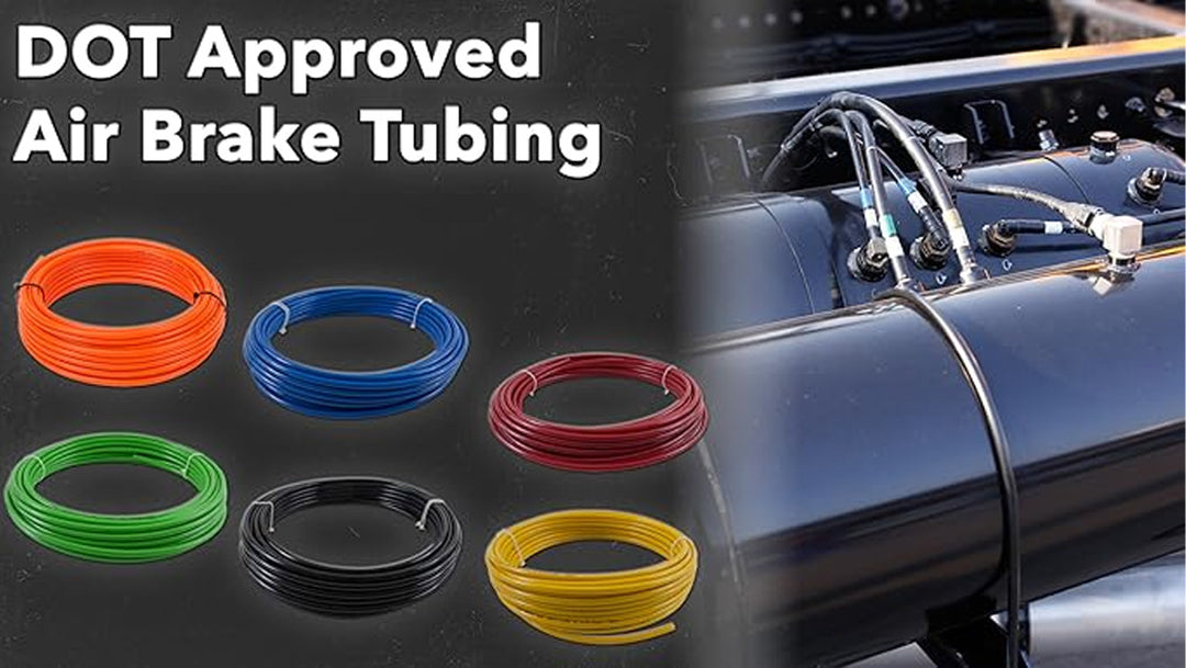 Black Nylon Tubing (Air Brake) 3/8" 100 FT
