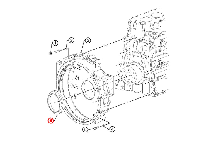 Rear Oil Engine Seal S60 12.7/14L ( 23519651 )