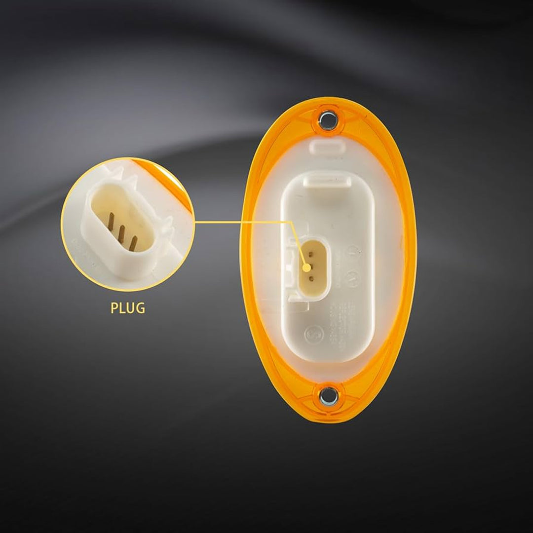 Luz de posición lateral LED ámbar (Cascadia 14+)