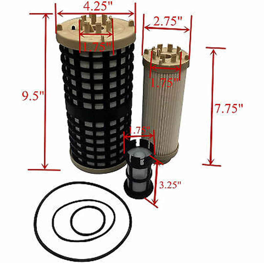 Fuel Filter Kit DD15 (08-12)(A0000904251, P550954)