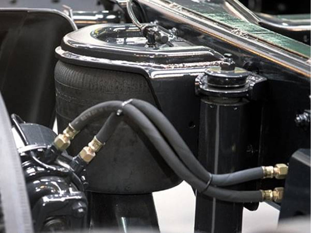 Hose Assy 3/8" x 26" (Black) 1/4" Fixed x 1/4" Rswivel