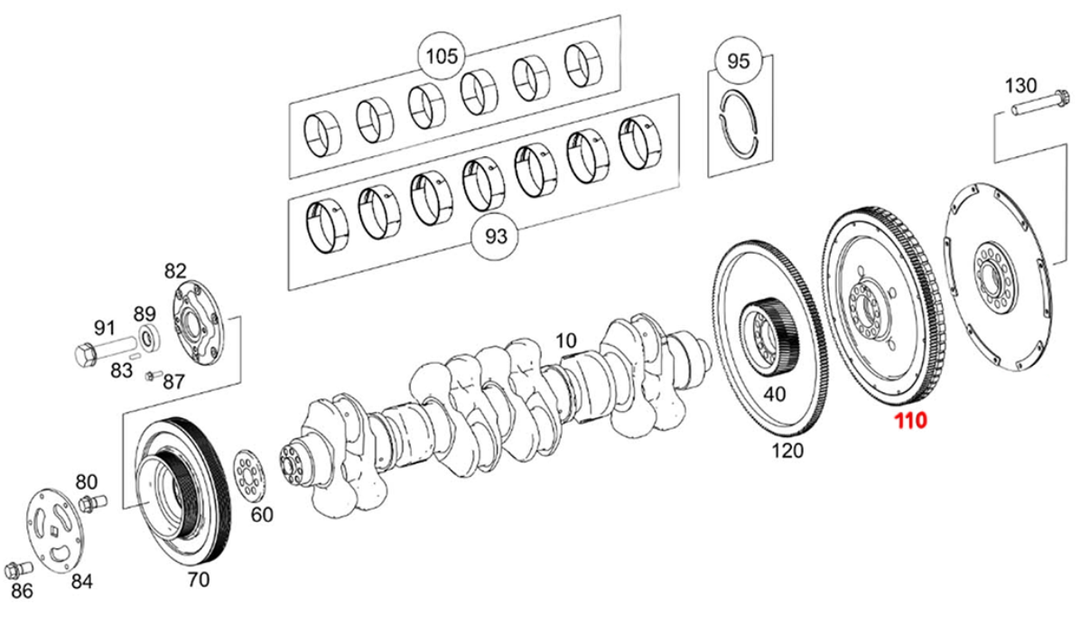 Volante DD15 Transmisión manual (A4720301105)