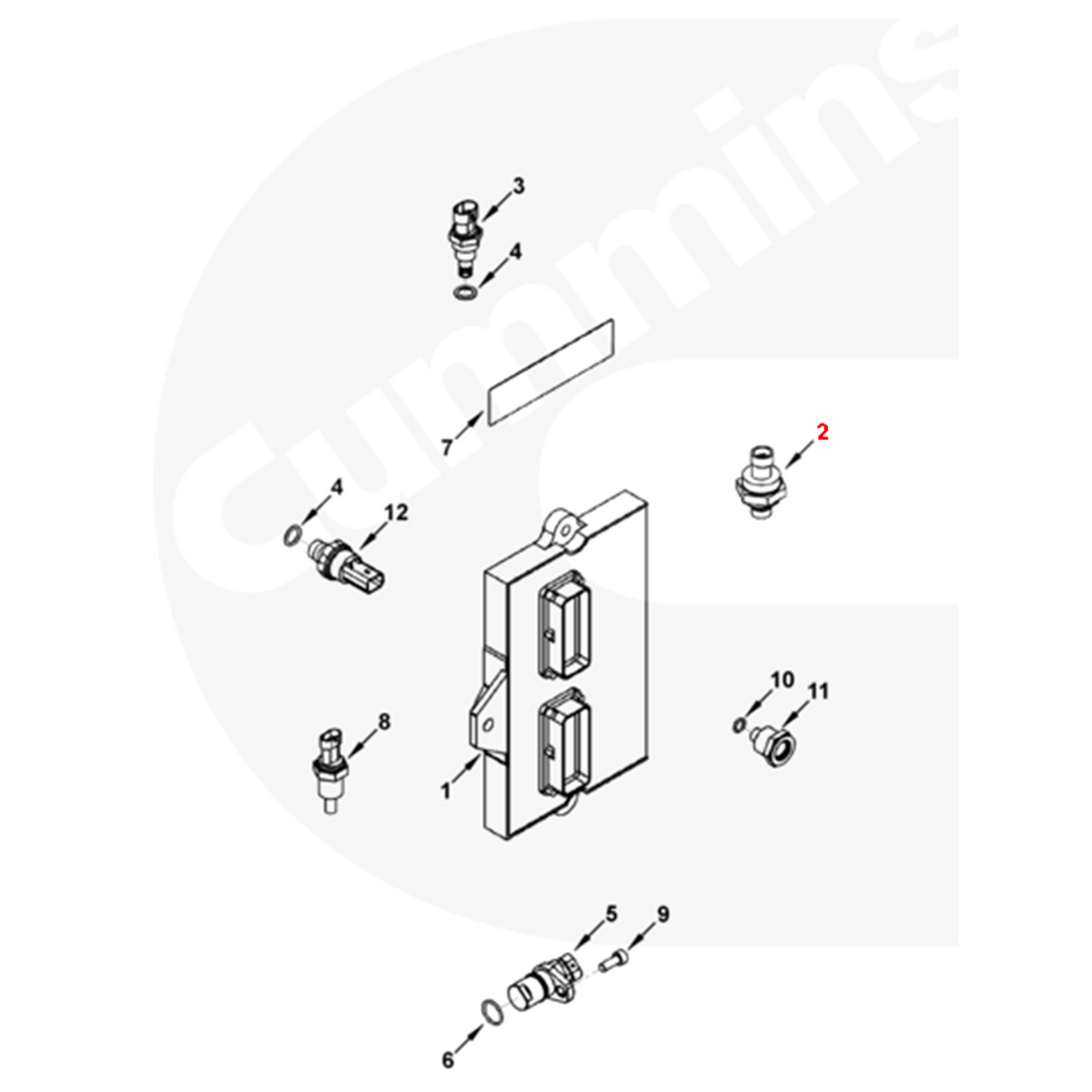 Absolute Manifold Pressure Sensor Cummins ISB