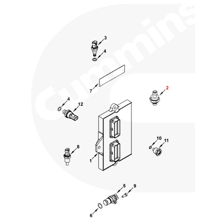 Absolute Manifold Pressure Sensor Cummins ISB