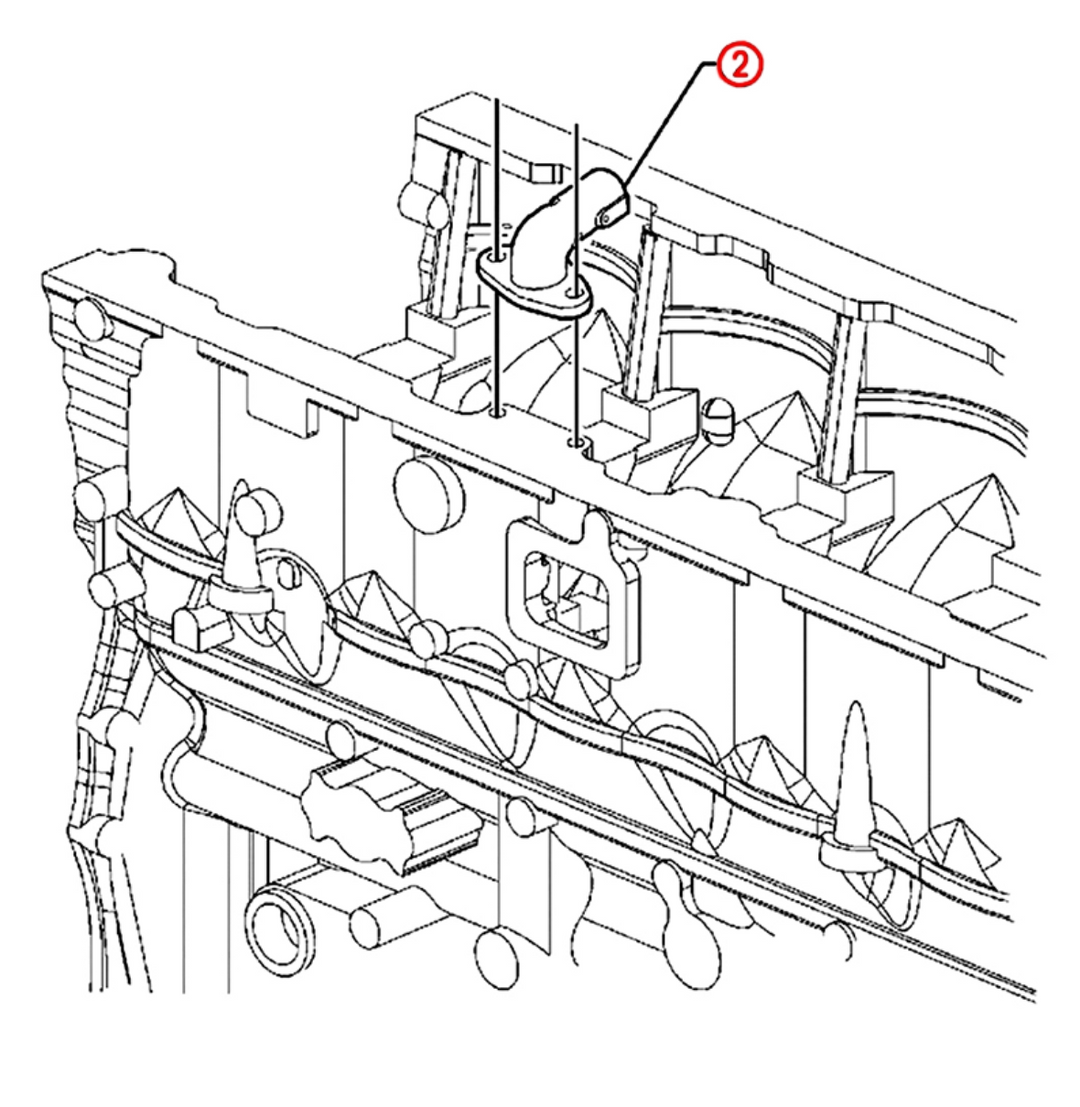 Oil Pressure Regulator Valve Detroit Diesel S60 (23512901)